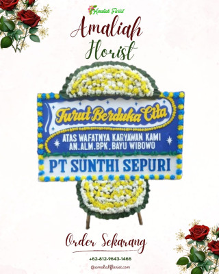 Papan Bunga Duka di Palu