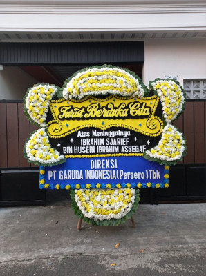 Papan Bunga Duka di Palu