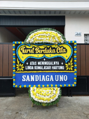 Papan Bunga Duka di Palu